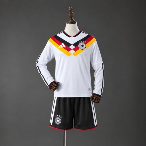 0000035fd60f-1-1-1.jpg Deutschland Heimtrikot Langarm 2026 (Oberteil + Shorts) - Kinder