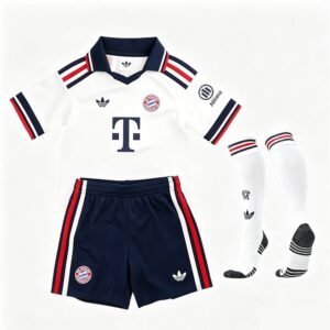 FC Bayern München Auswärtstrikot 2026/27 (Oberteil + Hose + Socken) - Kinder