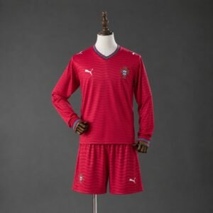000af582540-1-1-2.jpg Portugal Heimtrikot Langarm 2026 (Oberteil + Shorts) - Kinder