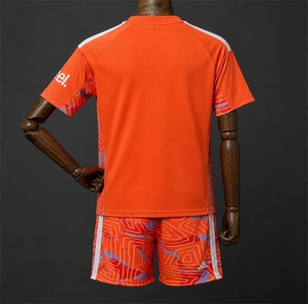 Arsenal oranges Torwarttrikot 2026/27 (Oberteil + Hose) - Kinder