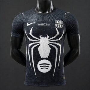 FC Barcelona 2026/27 Spider-Man Sonderedition Trikot schwarz - Spielerversion