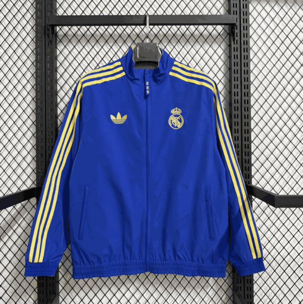392-1-1-1.png Real Madrid Neujahr Sonderedition wasserdichter Trainings-Wendeanorak 2627