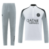 Paris weiß-grauer Half-Zip-Trainingsanzug 26/27