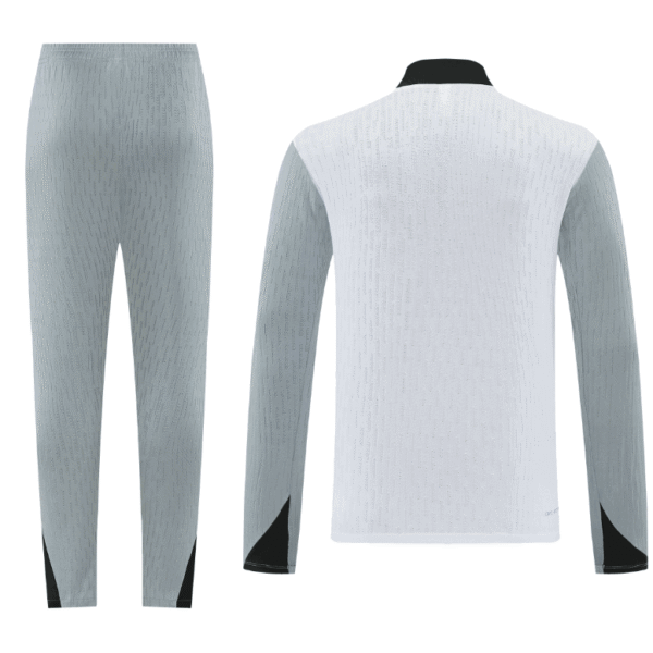 Paris weiß-grauer Half-Zip-Trainingsanzug 26/27